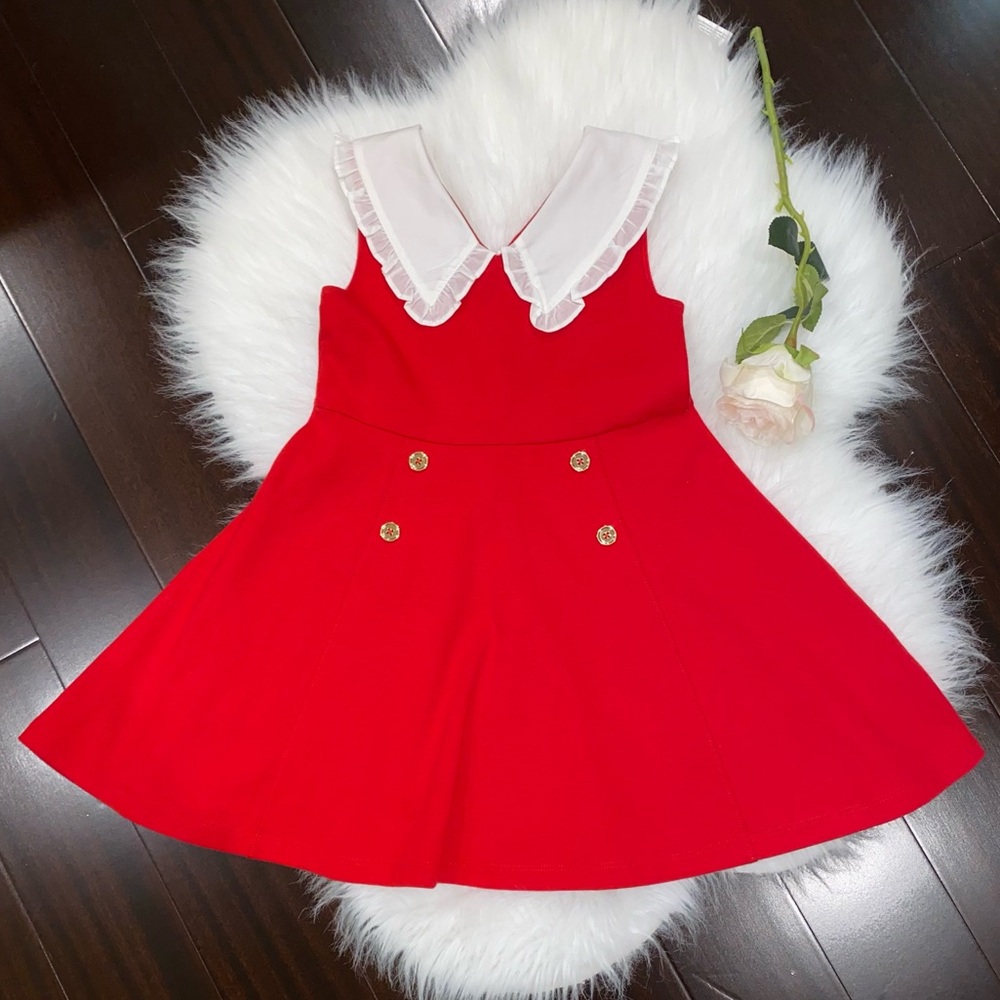 Janie and Jack Red Formal Kids Dress